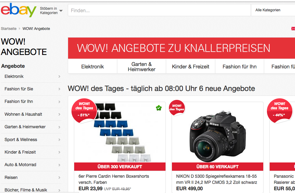 Wow, eBay existe encore ?