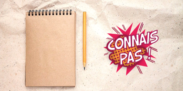 carnet de notes page blanche connais pas