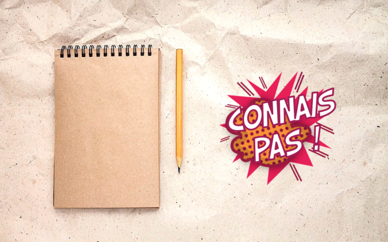carnet de notes page blanche connais pas