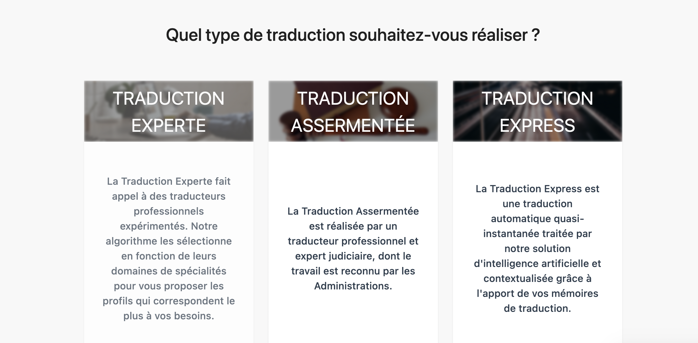 Il existe plusieurs niveaux de traduction chèque relance export