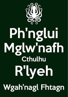 Traduction commerciale - Texte incantation Cthulhu